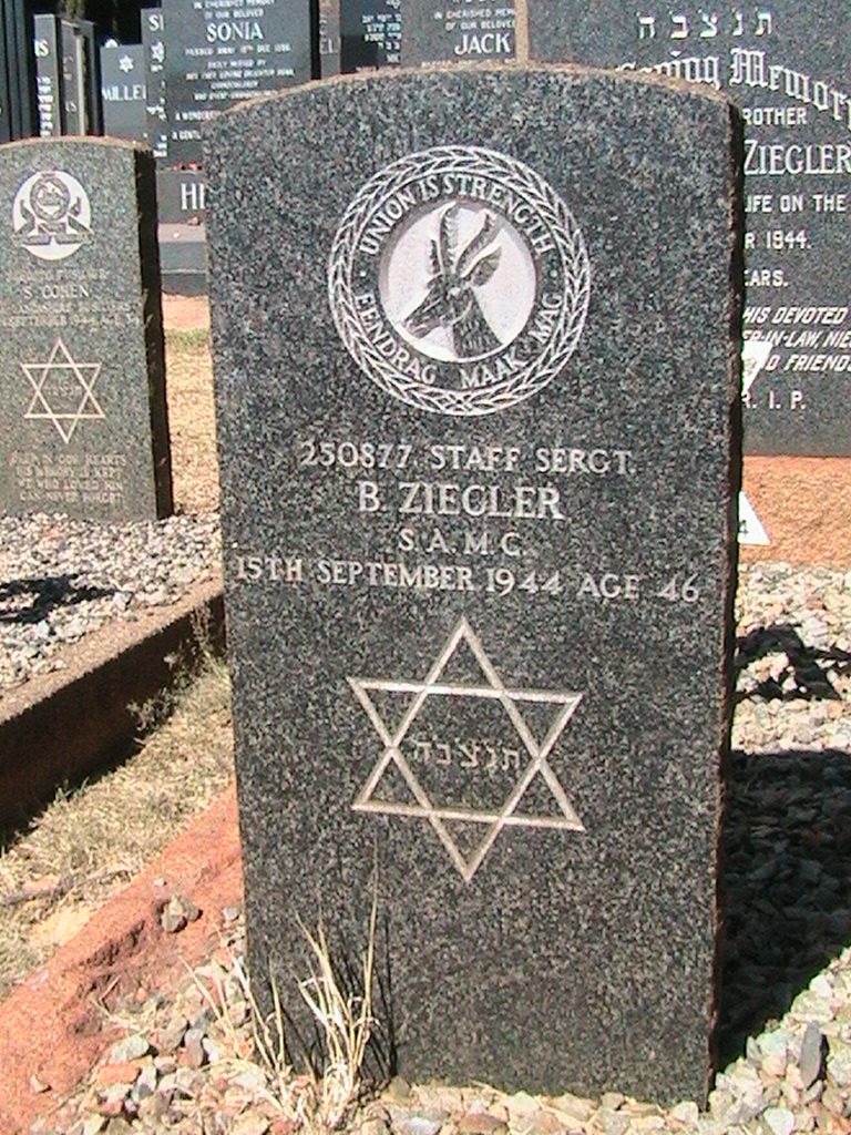 Photo from /search/photos/South Africa/Gauteng/JOHANNESBURG (WEST PARK) CEMETERY/JOHANNESBURG (WEST PARK) CEMETERY_ziegler_b_01.jpg